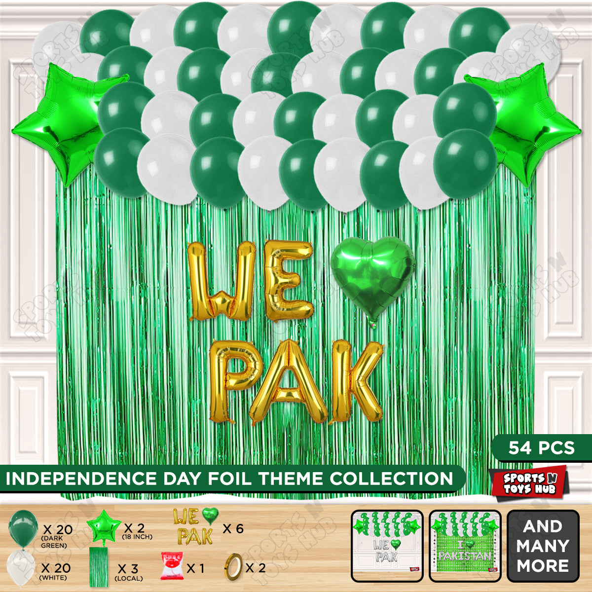 We ♡ Pak Foil Letters Theme Collection