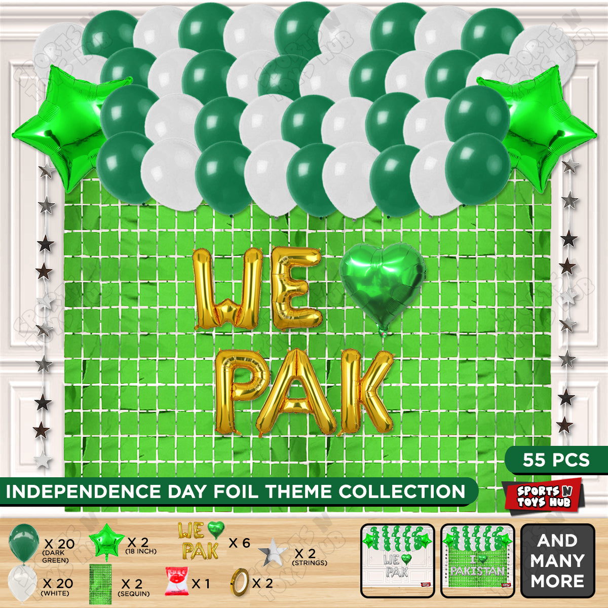 We ♡ Pak Foil Letters Theme Collection
