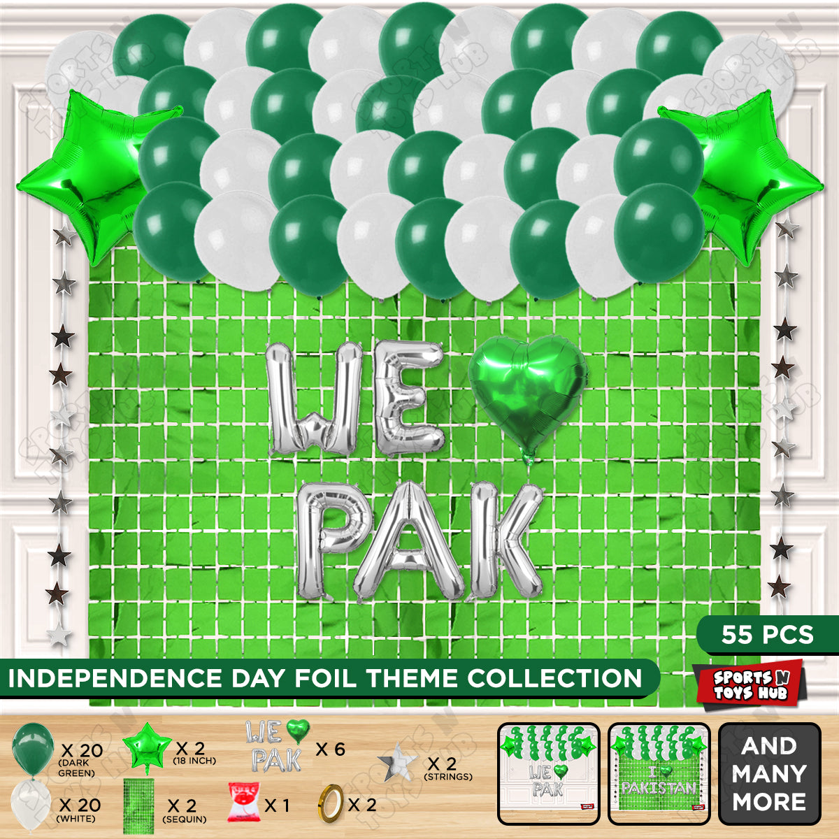 We ♡ Pak Foil Letters Theme Collection