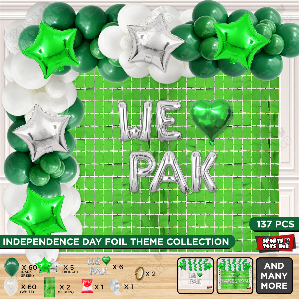 We ♡ Pak Foil Letters Theme Collection
