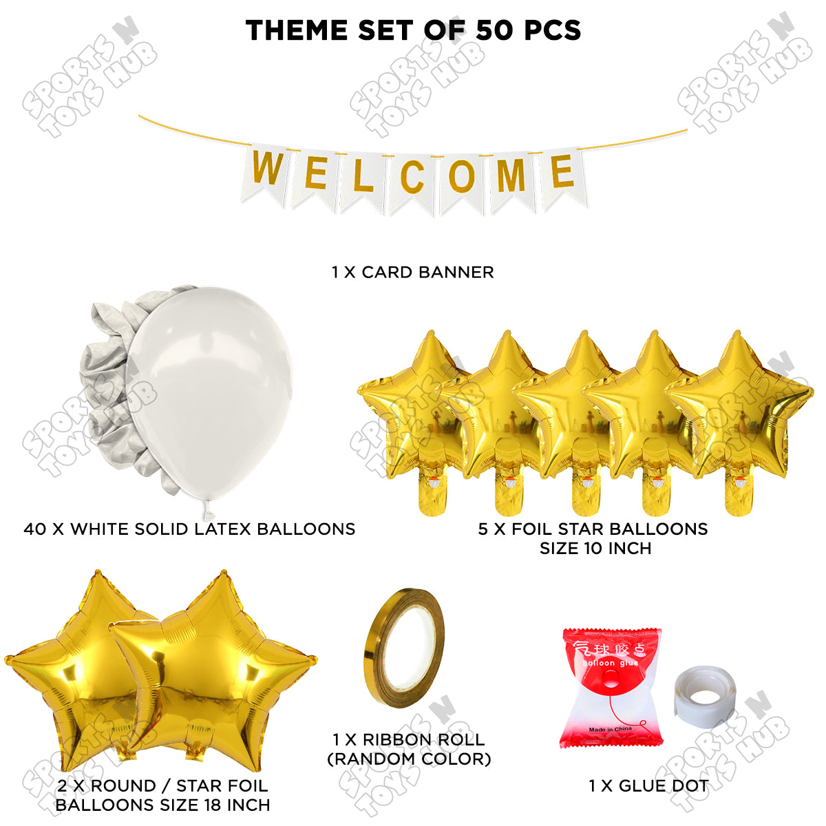 Welcome Card Banner Theme Without Curtain