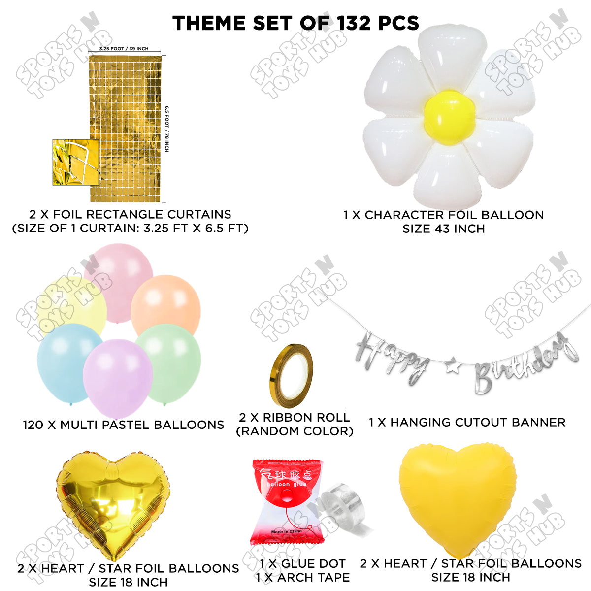 Daisy Flower Cursive Banner Theme