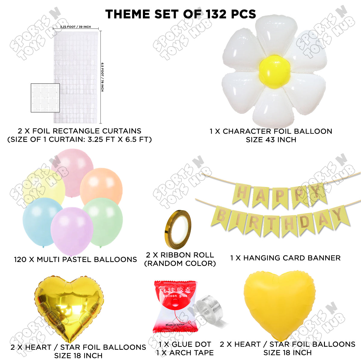 Daisy Flower Card Banner Theme Collection