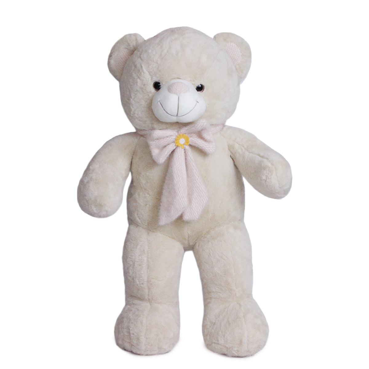 Big Teddy Bear Stuffed Toy, Soft Plush Teddies With Bow