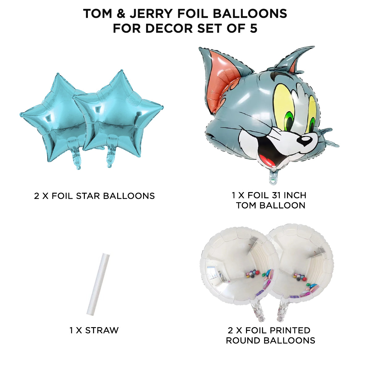 Tom Foil Balloon Set Collection