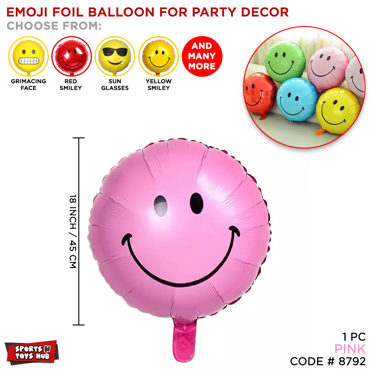 Emoji Foil Balloon Collection