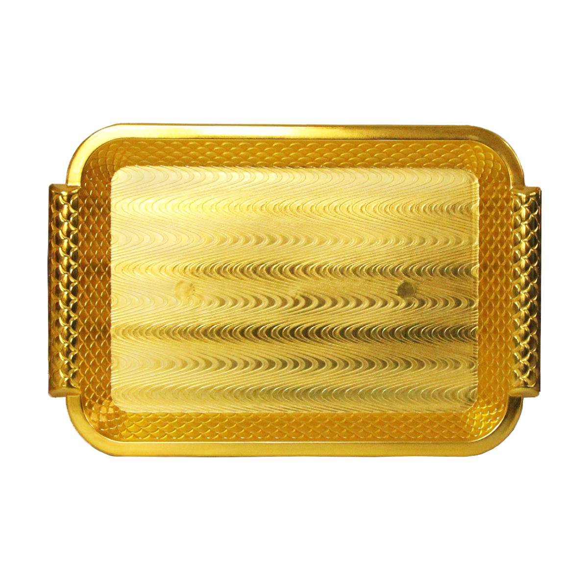 Rectangle Wood Grain Style Tray