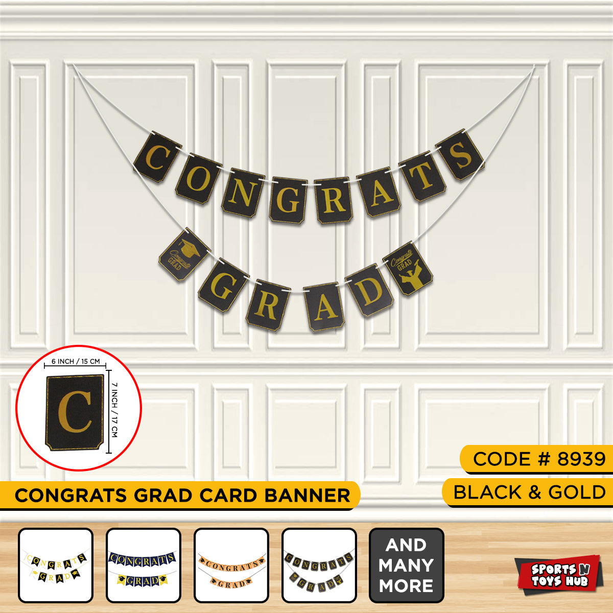 Congrats Grad Card Banner Collection