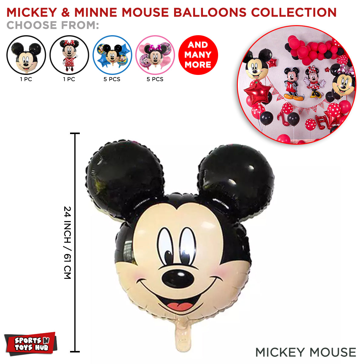 M-i-c-ky Foil Balloon Collection
