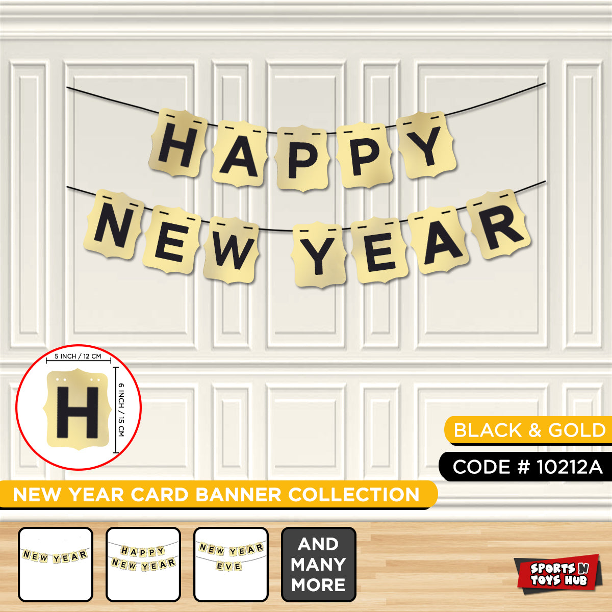 Happy New Year Card Banner Collection