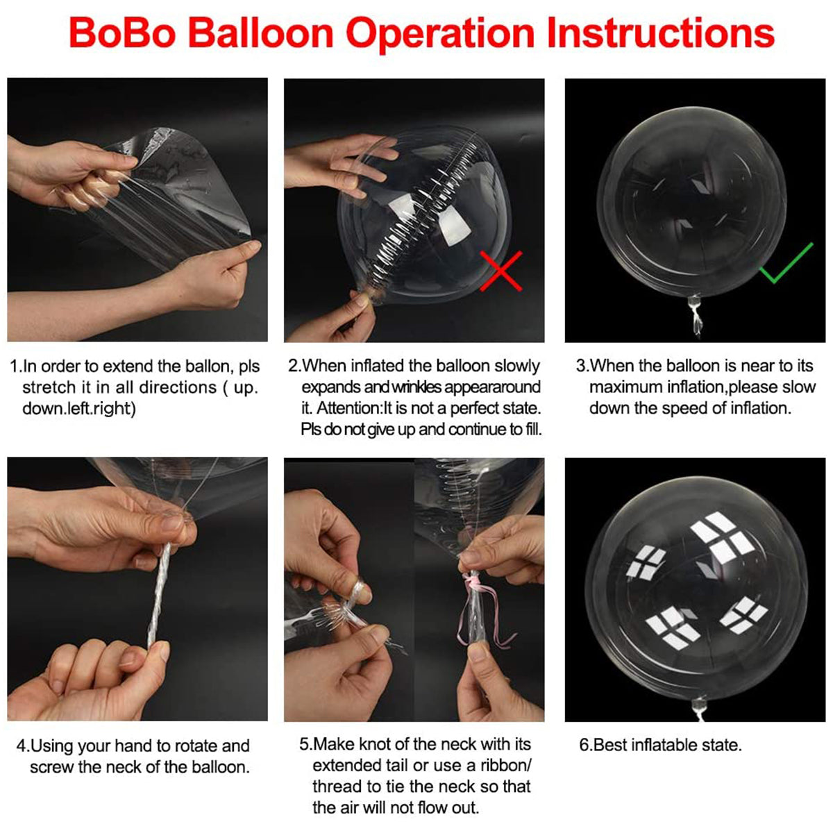 18 Inch BOBO Balloon With Stick