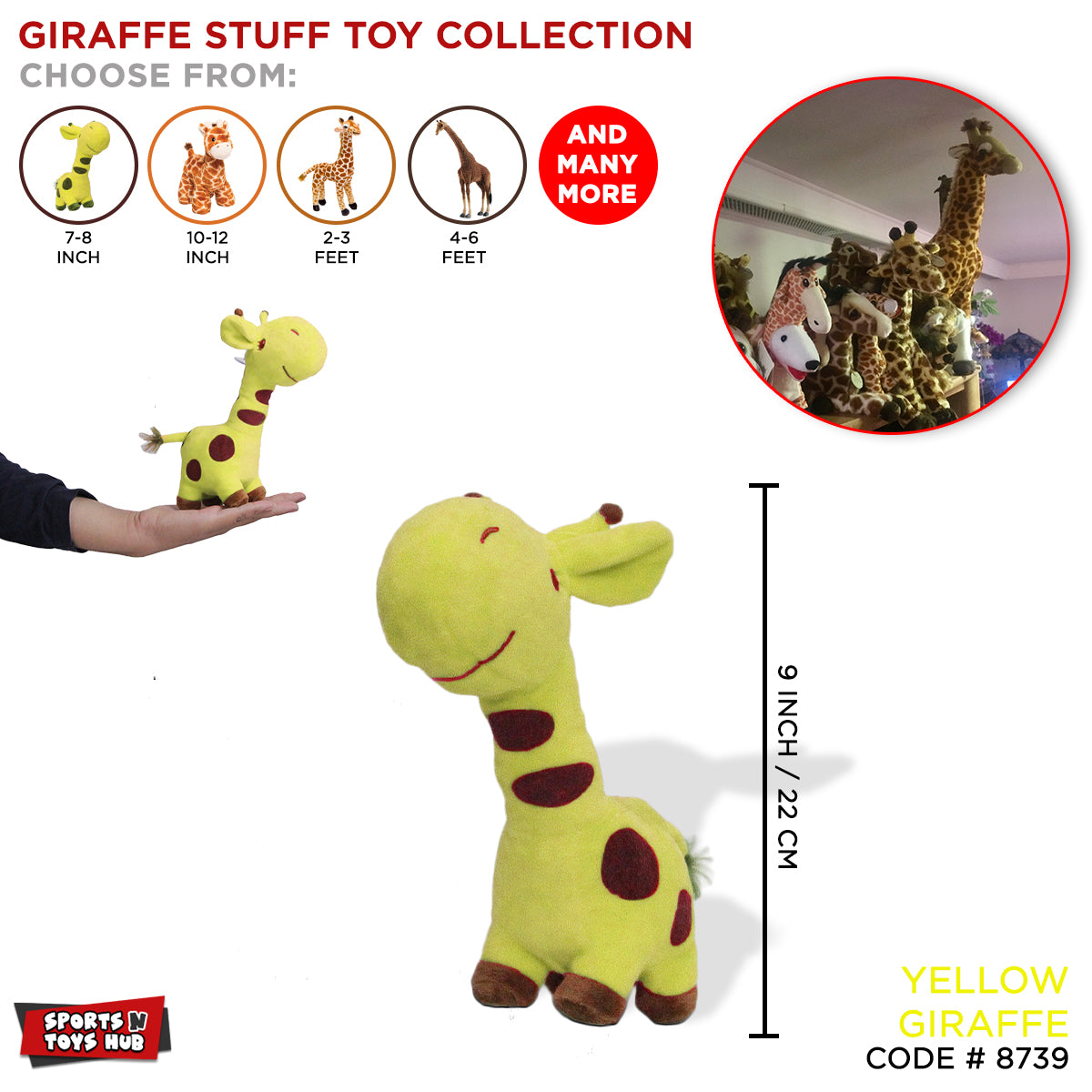 Giraffe Stuffed Toys Collection