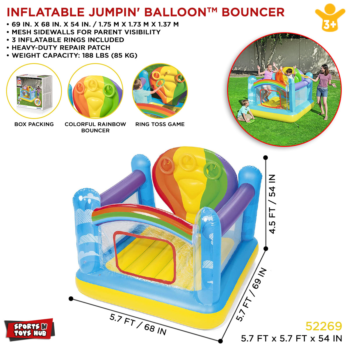 Bestway Inflatable Jumpolene - 52269