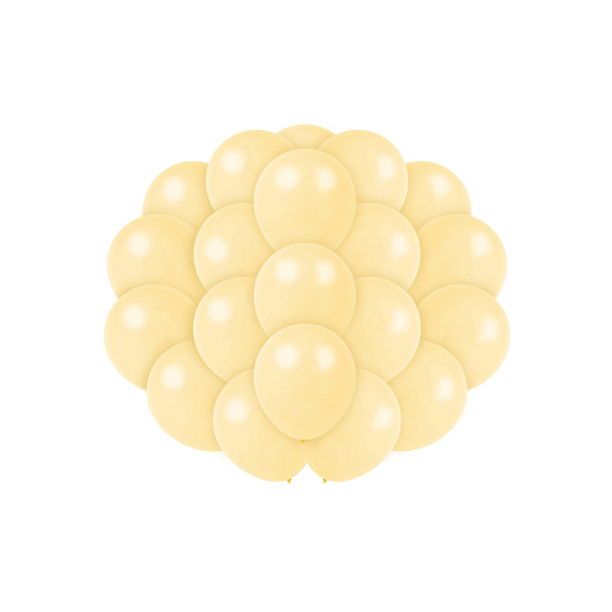 1.5 Gram Macaroon Latex 10 Inch Round Balloons - 10 Pcs