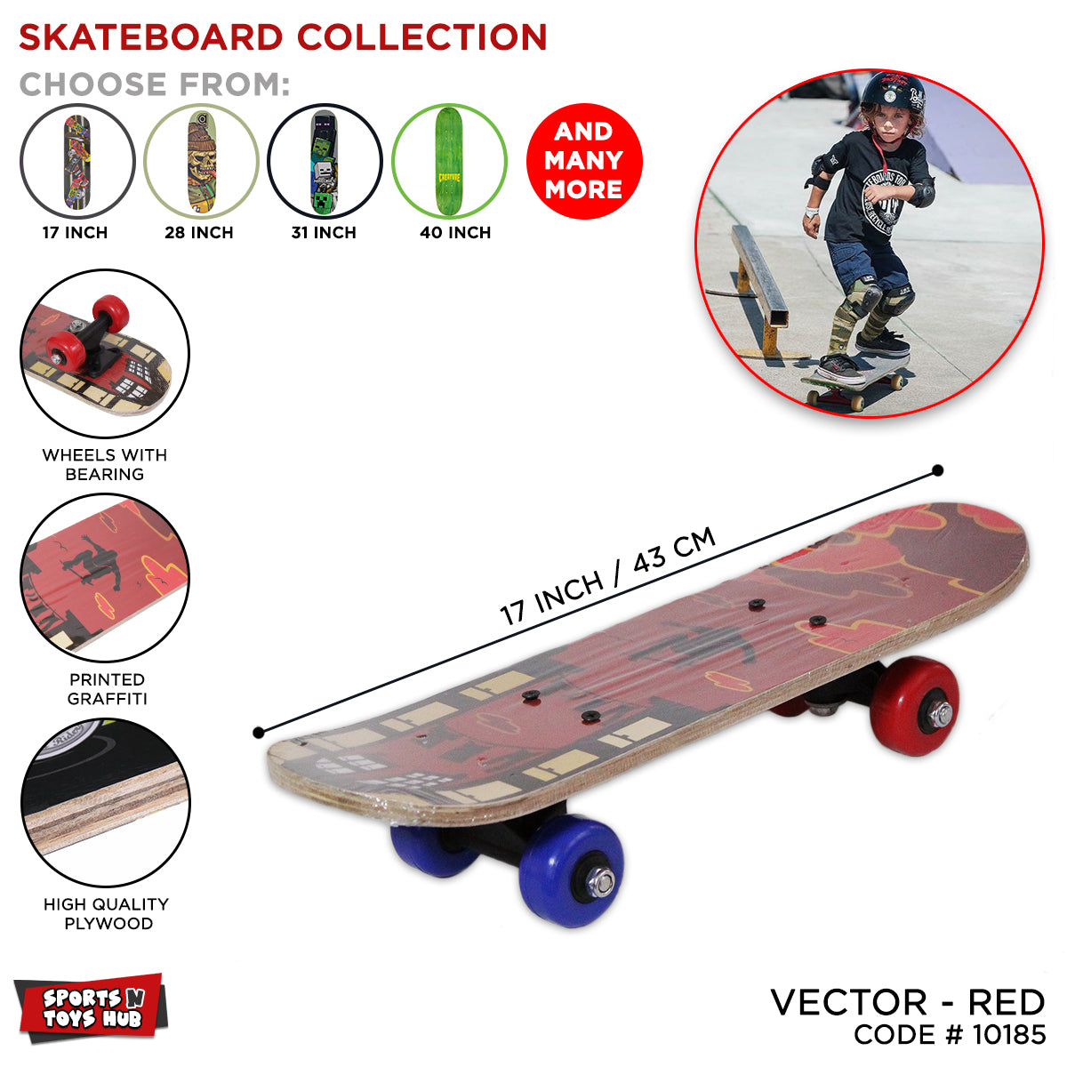 Vector Design Printed Skateboard