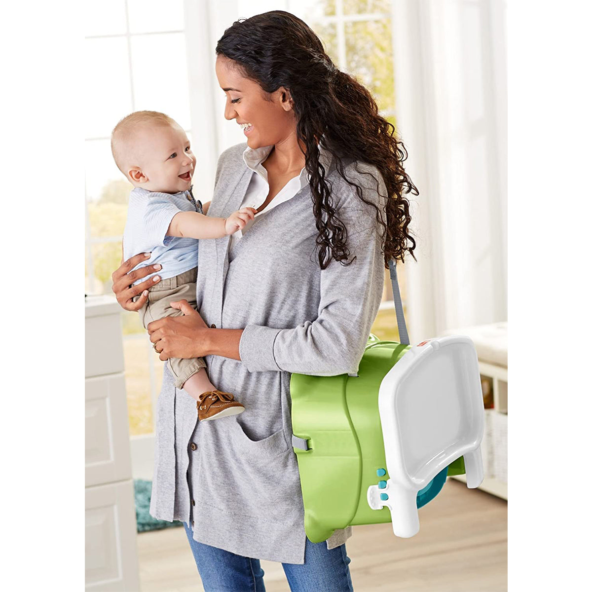 Infant Baby Feeding Booster Seat with Removable Tray