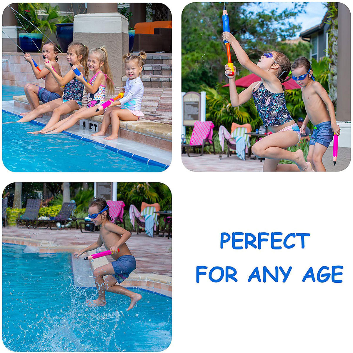 Pencil Shape Big Water Shooter, Spray Gunz Easy To Refill Water Toy