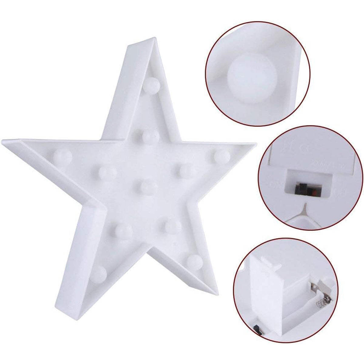LED Star Shape Marquee Light