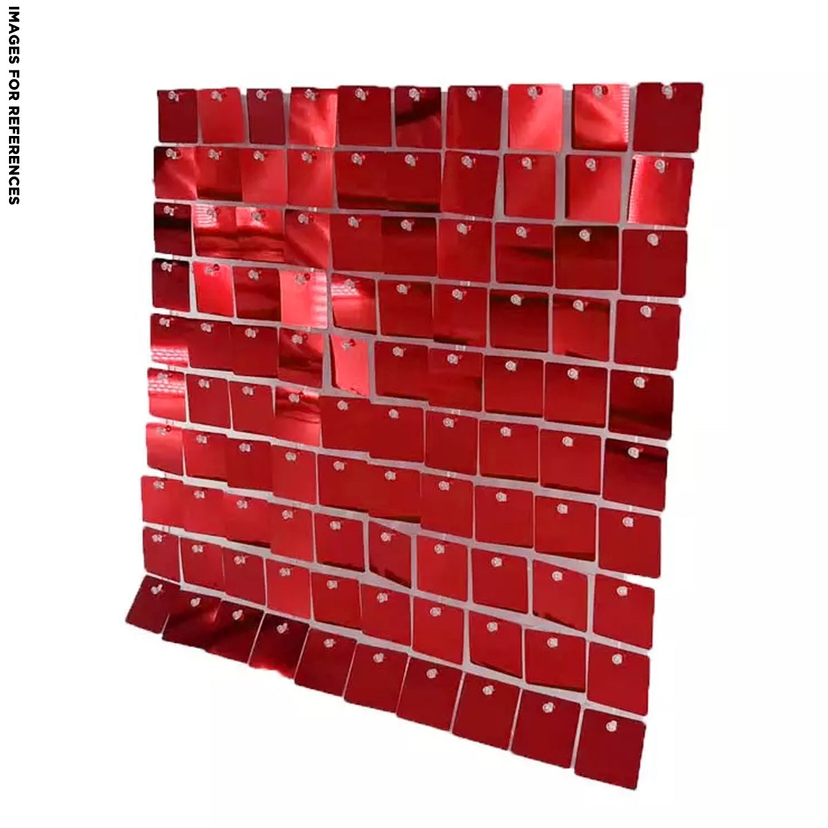 Shimmer Wall Panels - Red