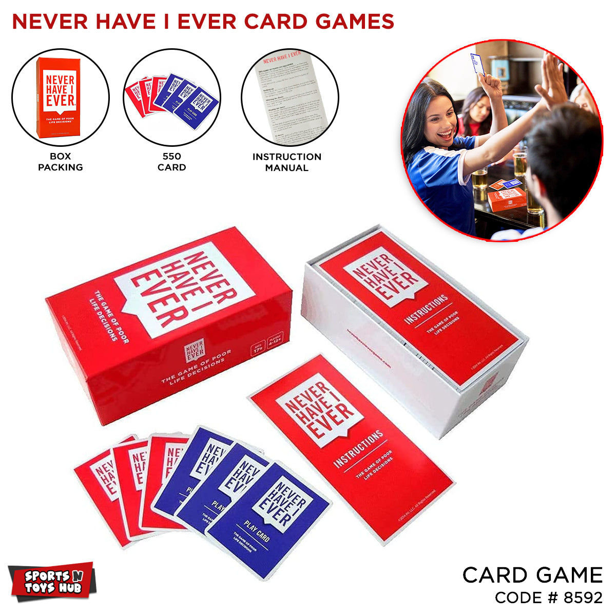 Never Have I Ever The Game Of P00r Life Decisions Game Card For Kids