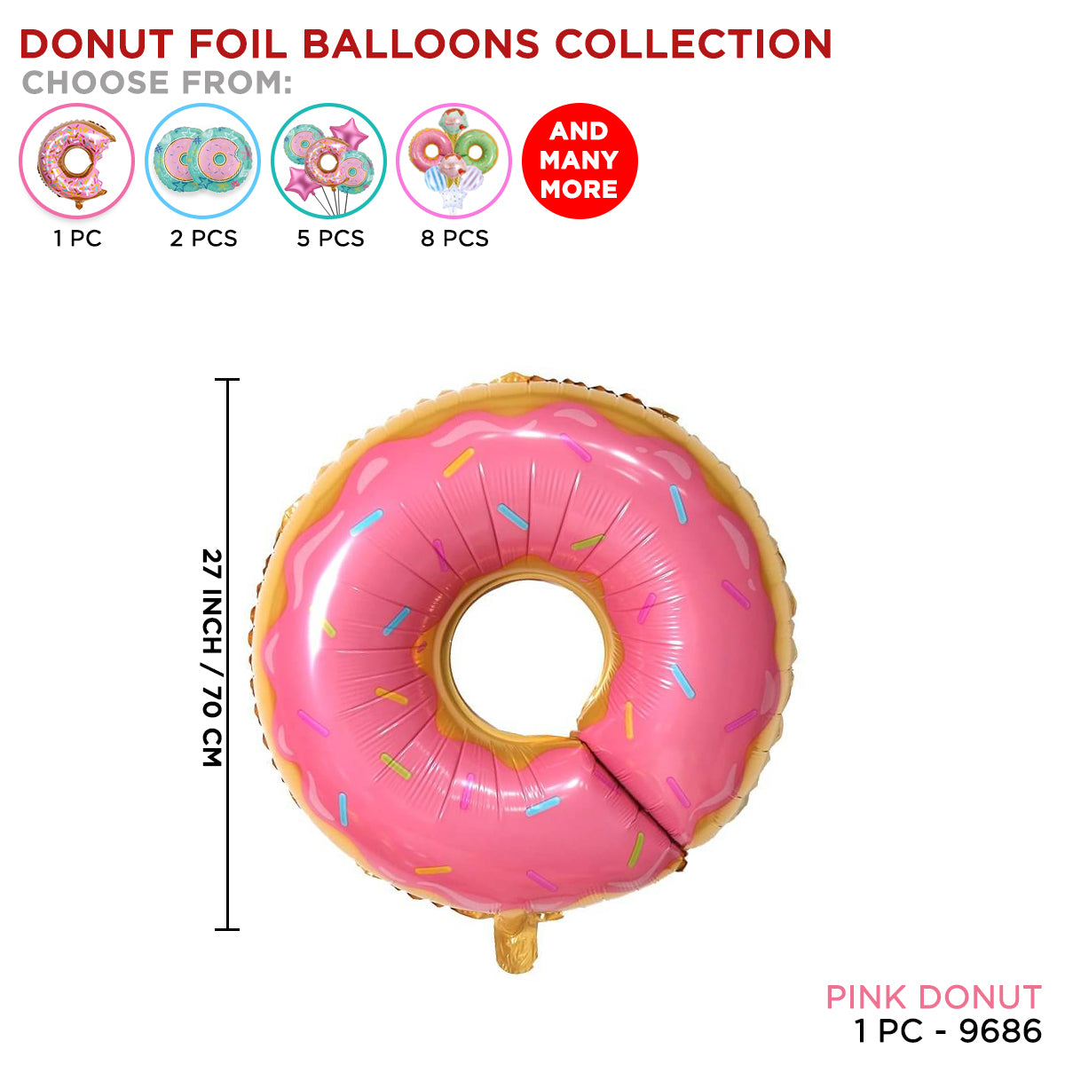 Donut Foil Balloon Collection