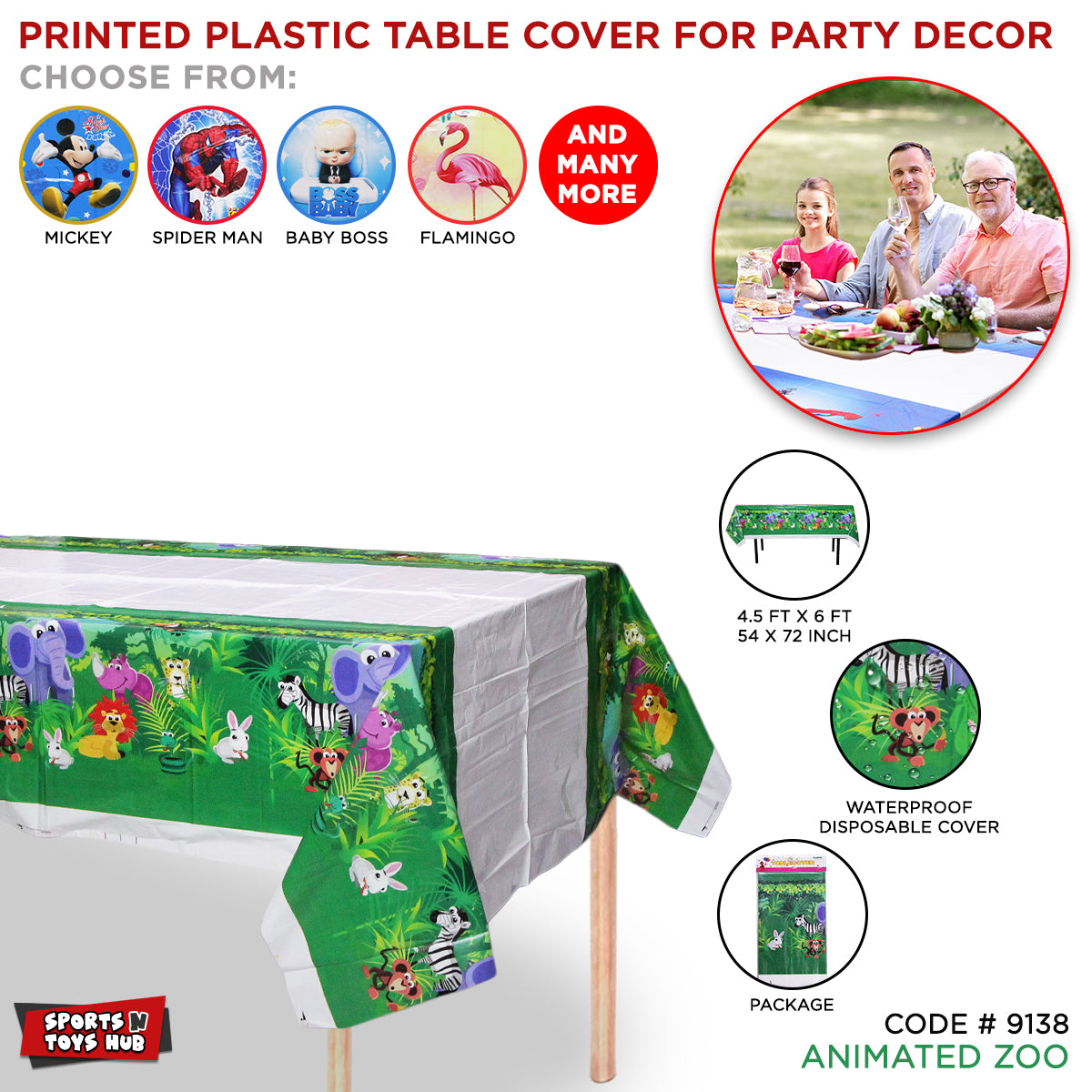 Characters Table Cover Collection