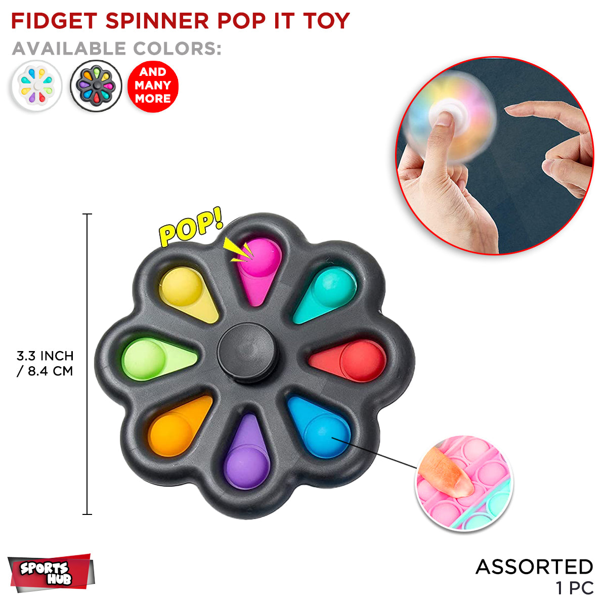 Fidget Spinner P0p It Toys
