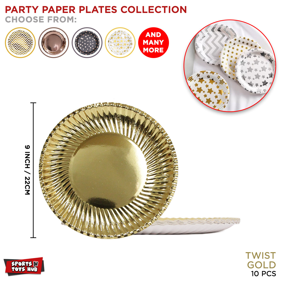 Disposable Printed Twist Plates Collection