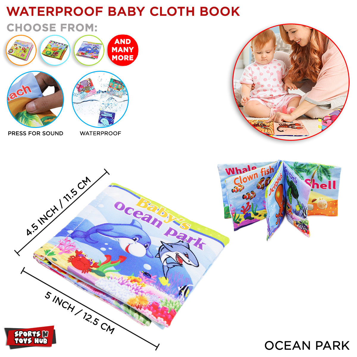 Baby Floating Cloting Bath Books Collection