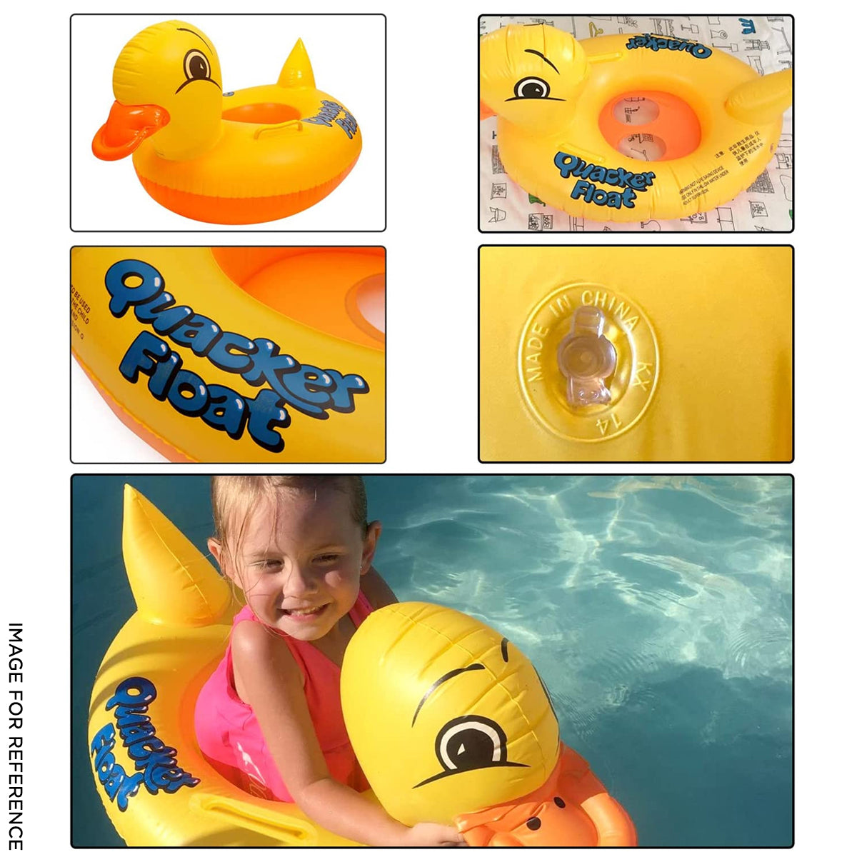 Cartoon Character Duck Float Swimming Ring Tube