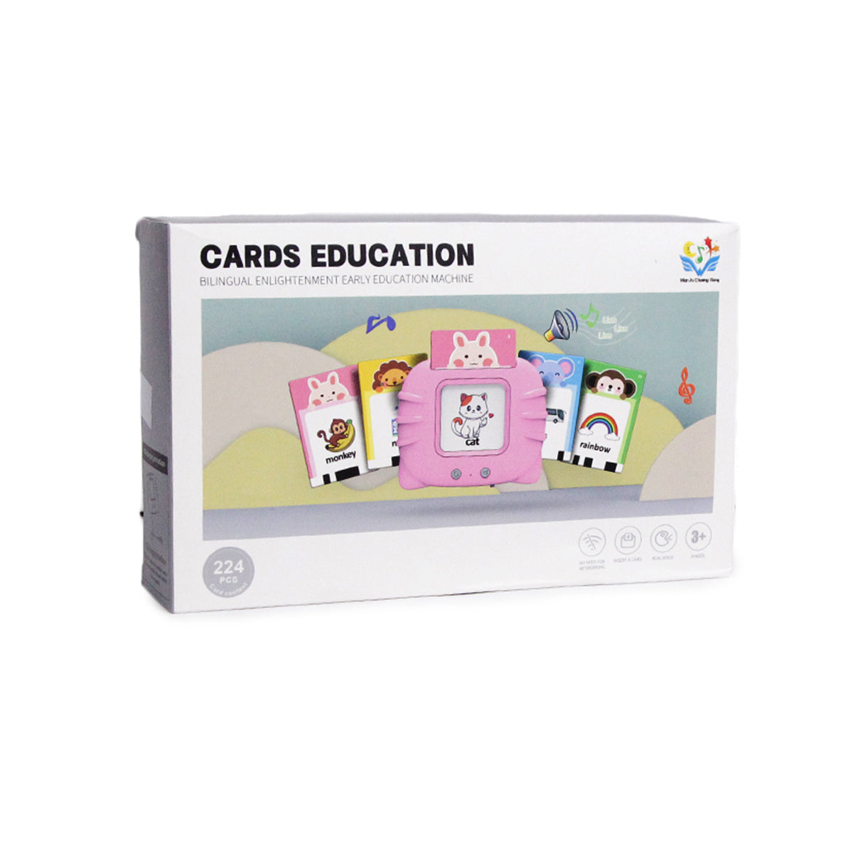 Early Education English Flash Cards Learning Machine With Sound For Kids