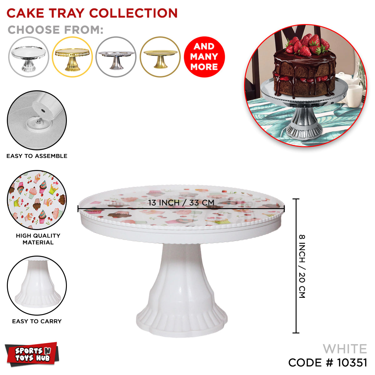 Plastic Cupcake Stand Collection