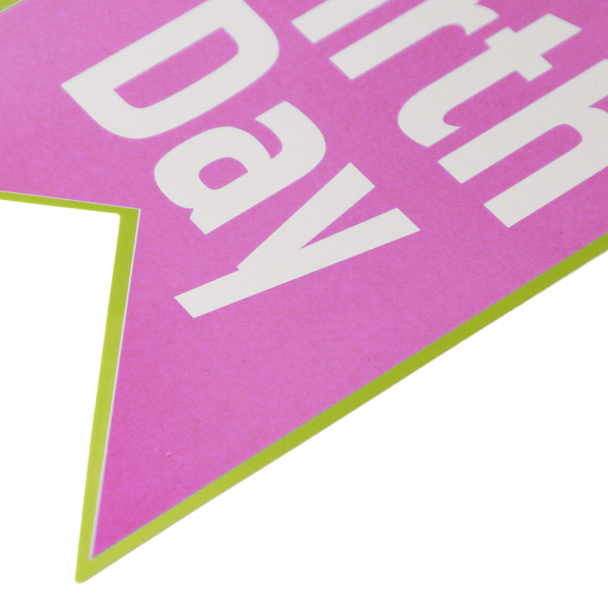 Its My 1/2 Year Printed Birthday Card Banner