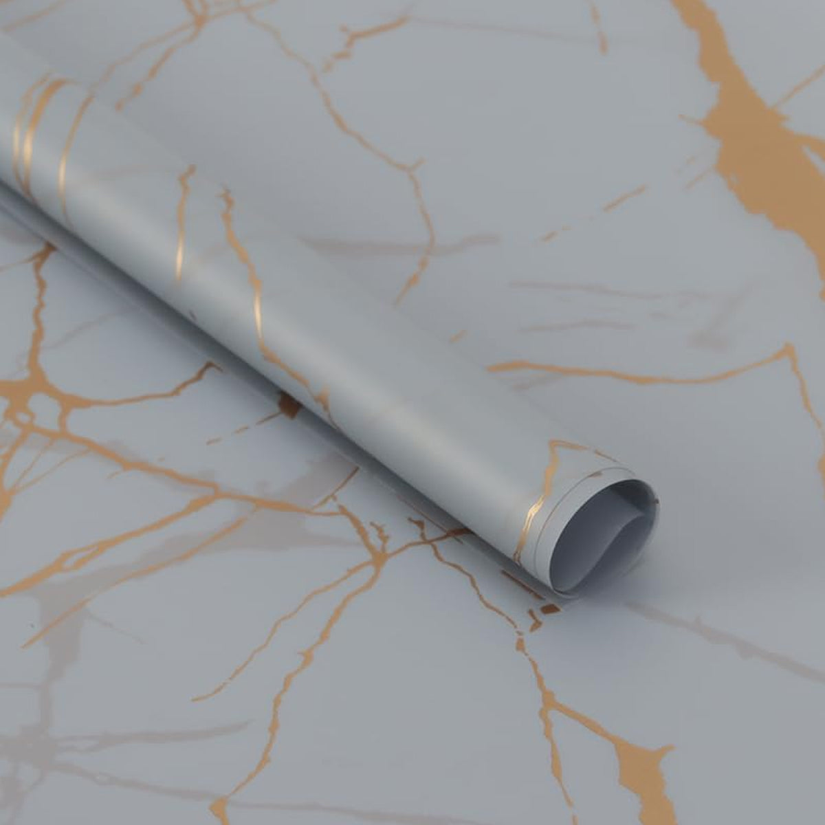 Gold Marble Veins Frosted Translucent Floral or Money Bouquet Wrapping Sheets