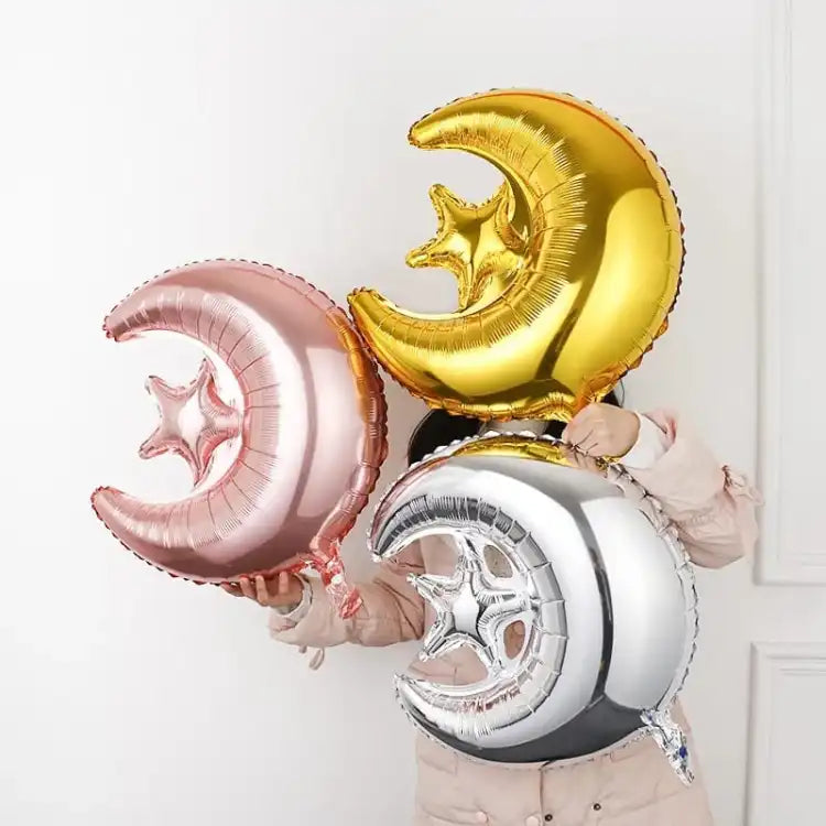 Moon Star Foil Balloon