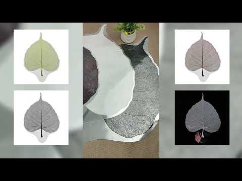 Leaf Shape Transparent OPP Material Bouquet Wrapping Sheets - Pack of 20