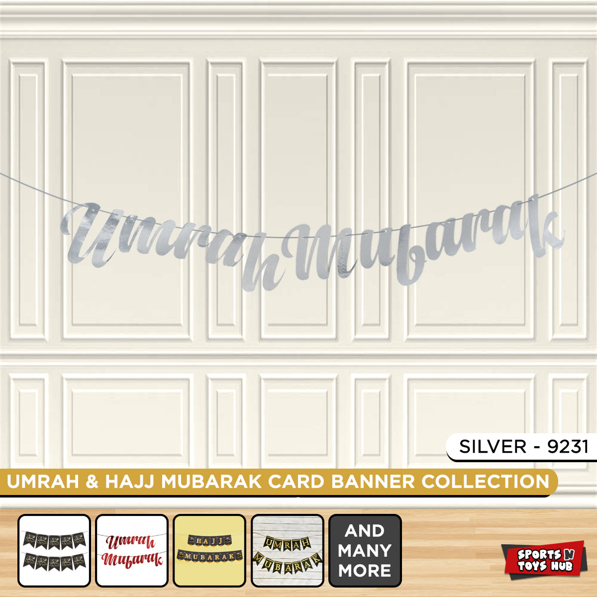 Umrah Mubarak Cutout Banner Collection