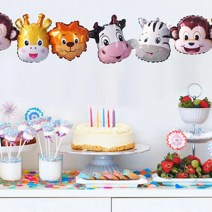 5 in 1 Animal Garland Foil Balloon