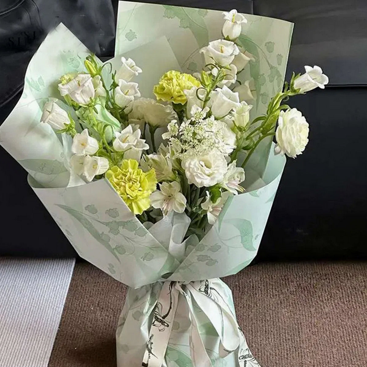 Floral Fusion Solid Opaque Sheets – Premium Bouquet Wrapping Paper for Flowers, Gift Packaging & Event Decoration