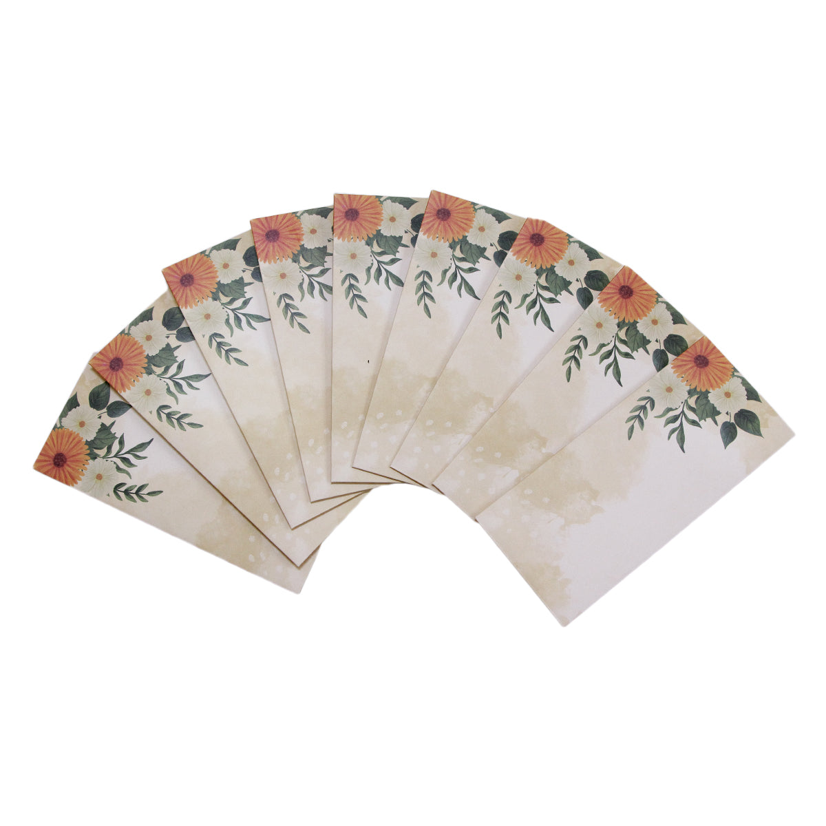 Corner Flower Pattern Money Envelope
