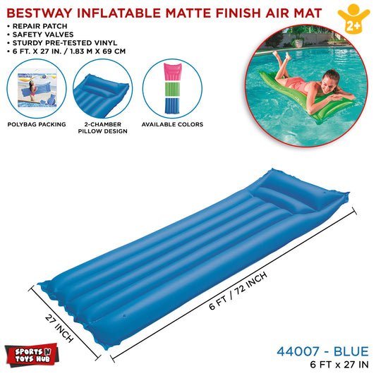 Bestway 6 FT Inflatable Matte Finish Swimming Pool Air Mat - 44007