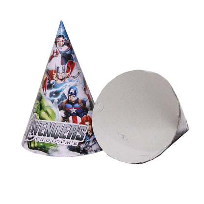 @vengers Cartoons Characters Caps - 6 Pcs