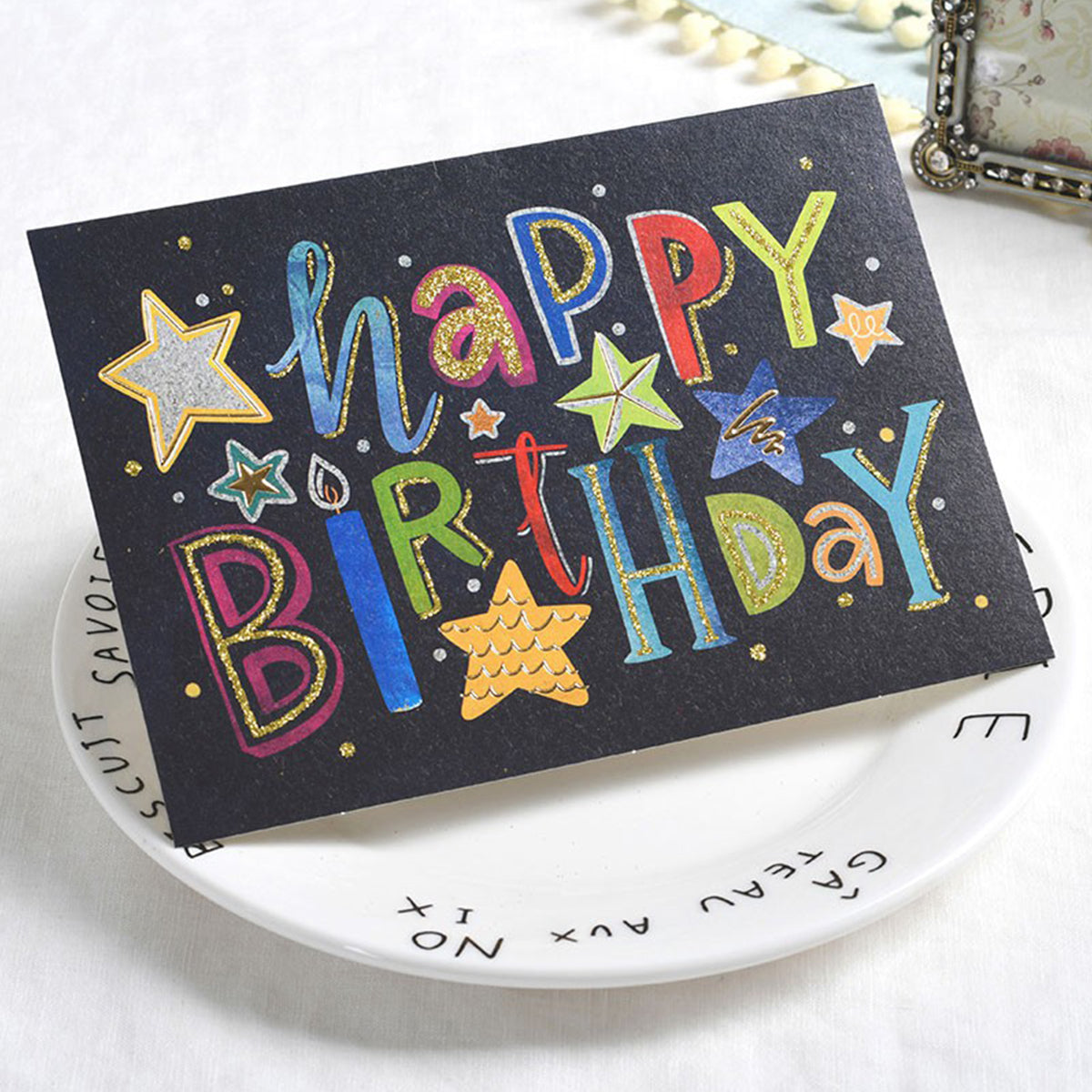 Happy Birthday Multi Color Greeting Gift Cards
