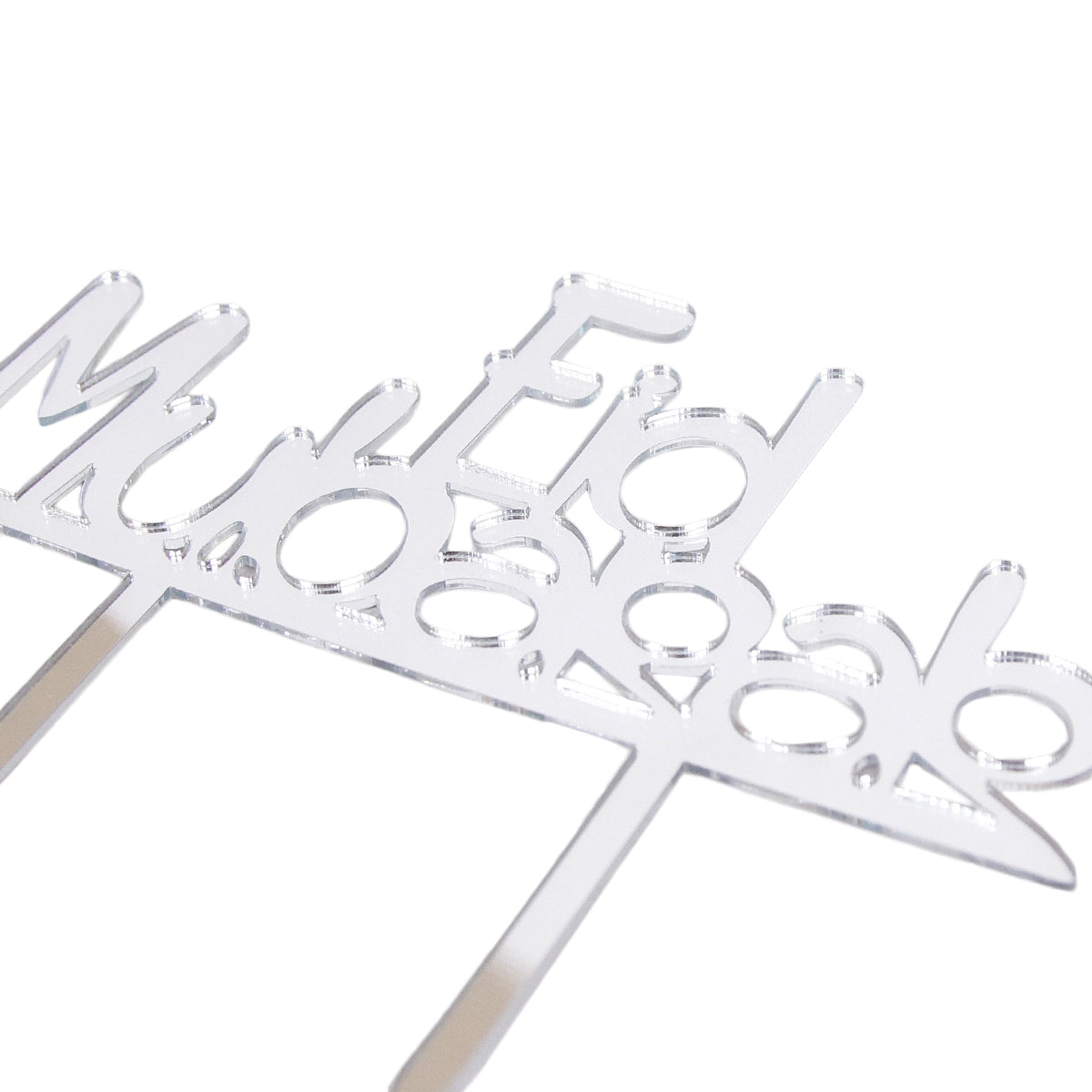 Eid Mubarak Imported Acrylic Cake Topper