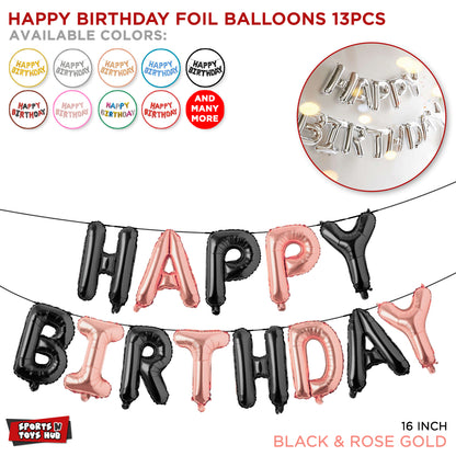 Happy Birthday Foil Banner Balloons