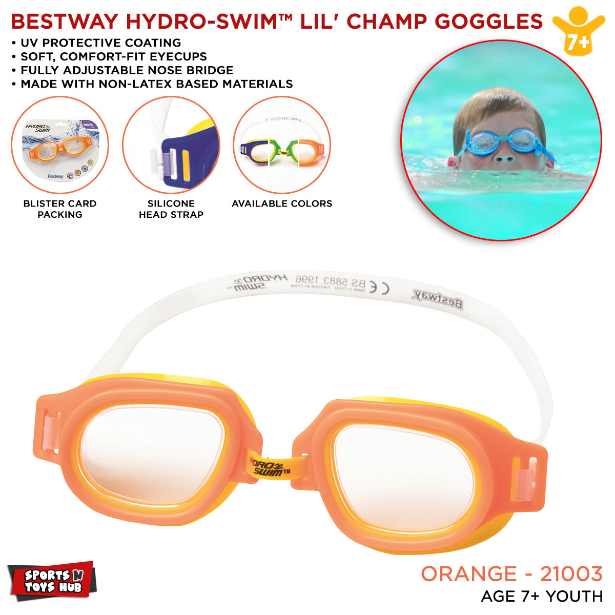 Bestway Swim Goggles Collection - 21003