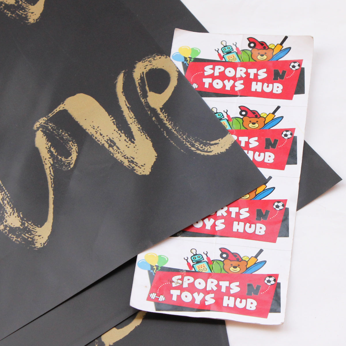 New Love Cursive Brush Script Text Print Opaque Floral Wrapping Sheets