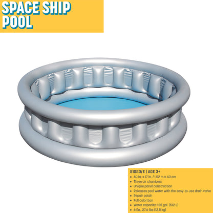 Bestway 5 Ft Inflatable Space Ship Swimming Pool For Kids - 51080