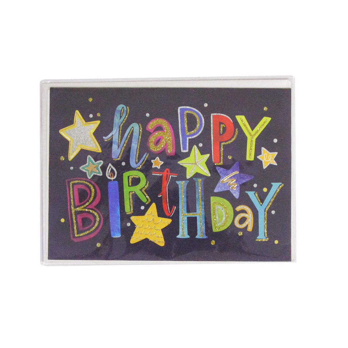 Happy Birthday Multi Color Greeting Gift Cards