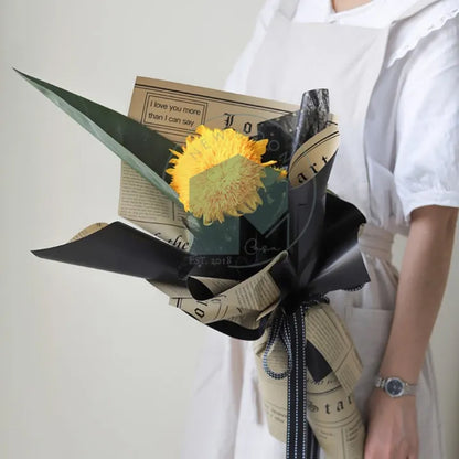 Double Sided News Paper Flower Bouquet Sheet, Floral Gifting Sheets, Wrapping Paper Collections